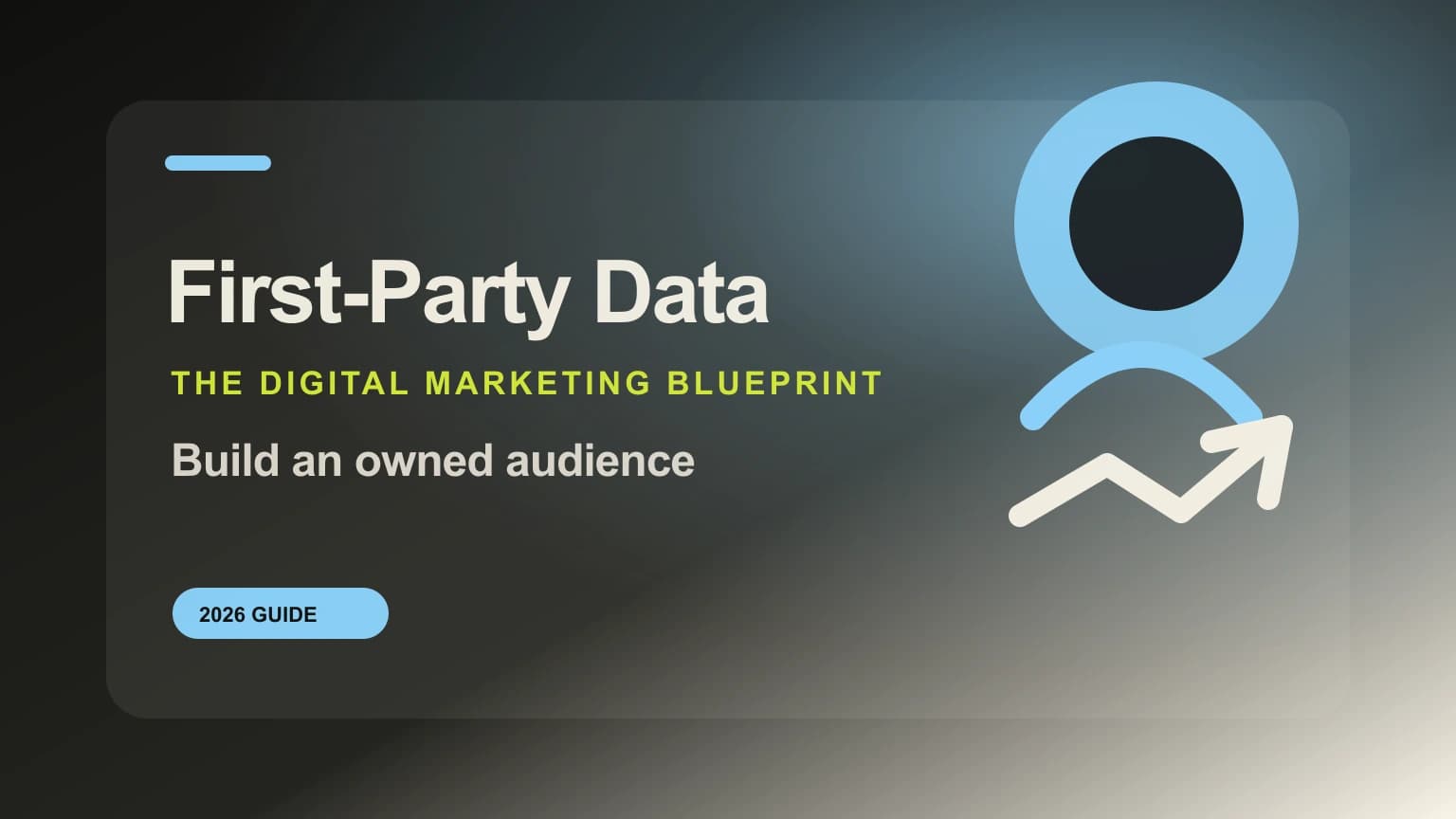 First-party data strategy for small business marketing.